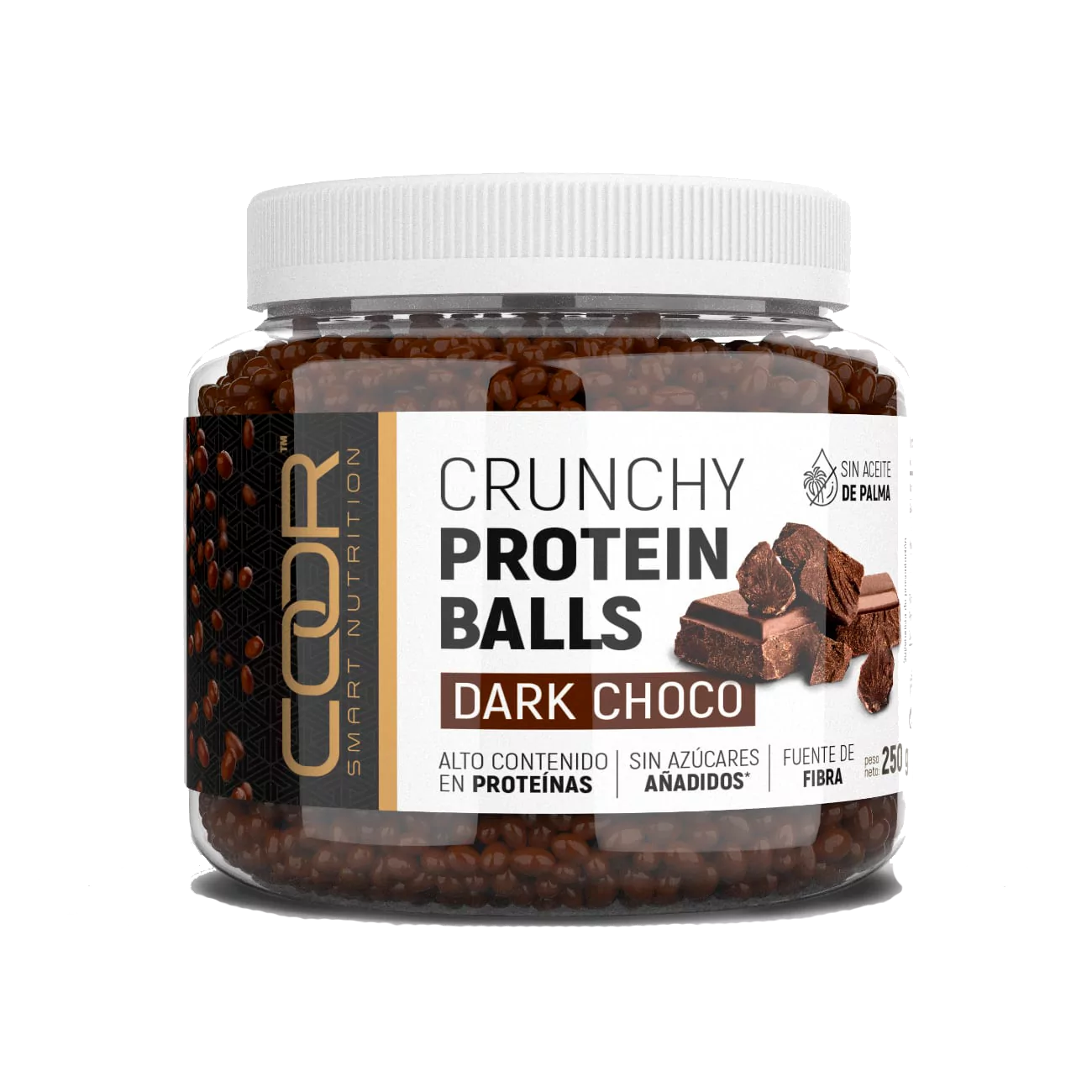 Crunchy Protein Balls Dark Choco Coor